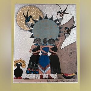 Sisters Wall Art Michelle Tsosie Sisneros Hummingbird
